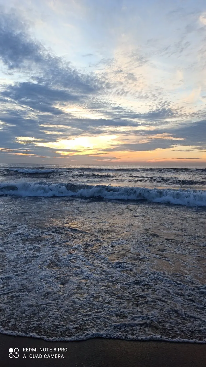 Beach at sunset